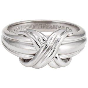 Tiffany Lovers Knot ring authentic 7.5